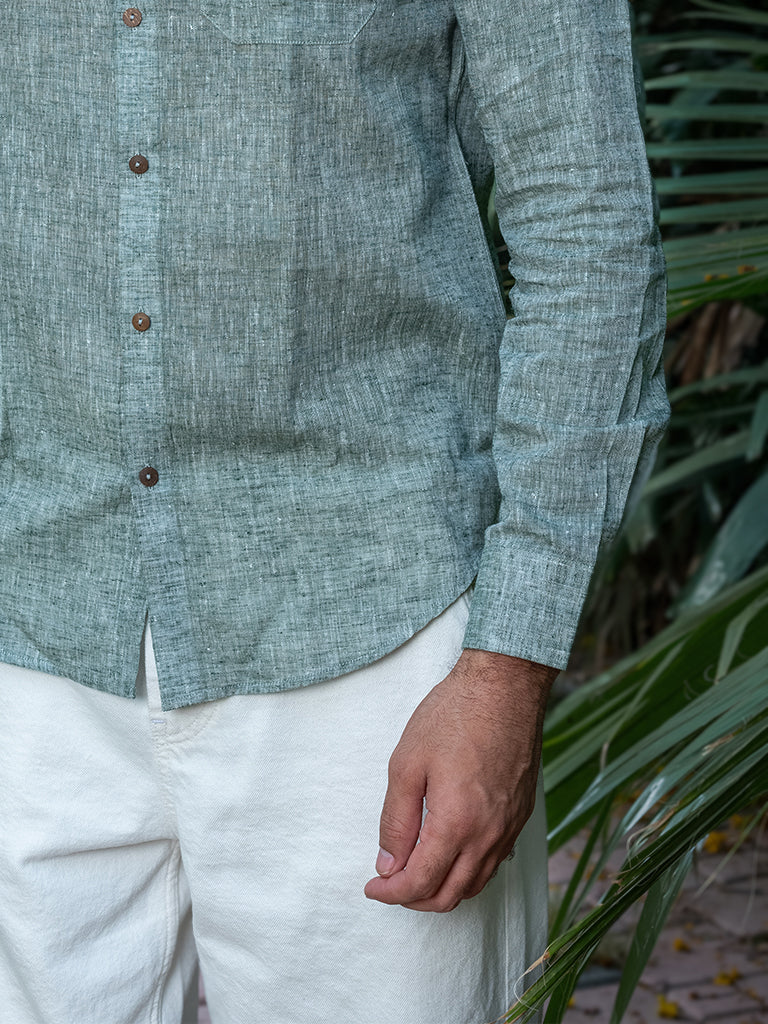 Handwoven Soft Linen Shirt