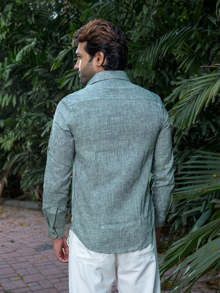 Handwoven Soft Linen Shirt