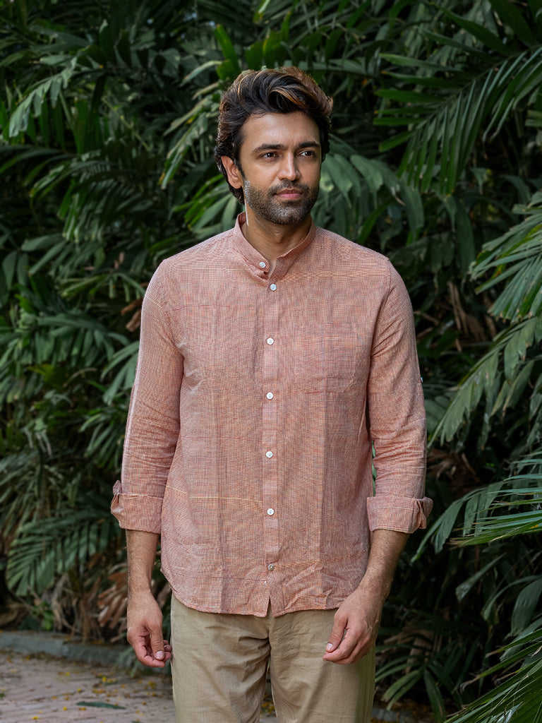 Cotton Karnataka weave shirt