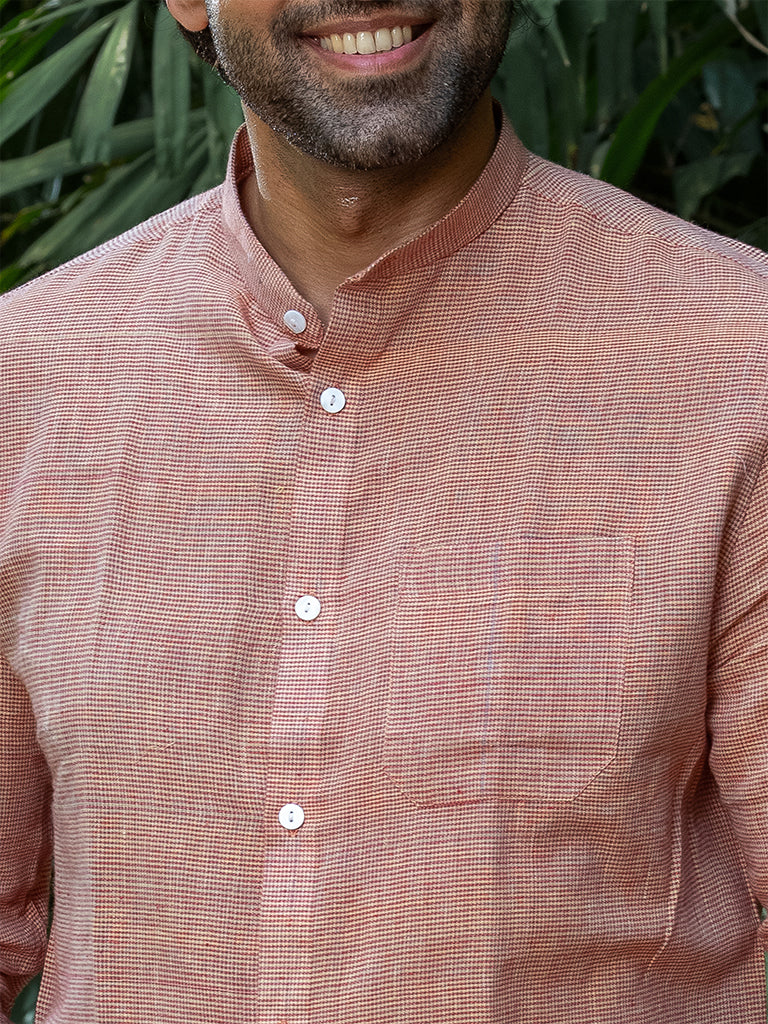 Cotton Karnataka weave shirt