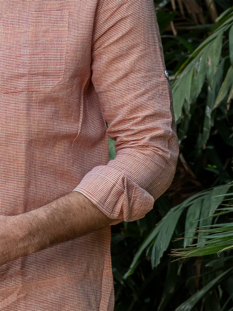 Cotton Karnataka weave shirt