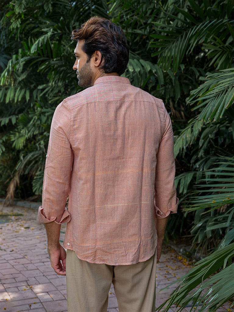 Cotton Karnataka weave shirt