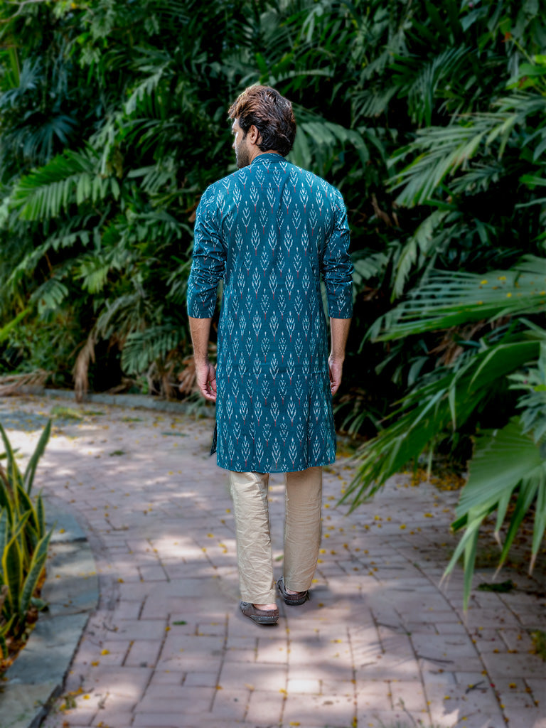 Handwoven Ikkat Traditional Kurta