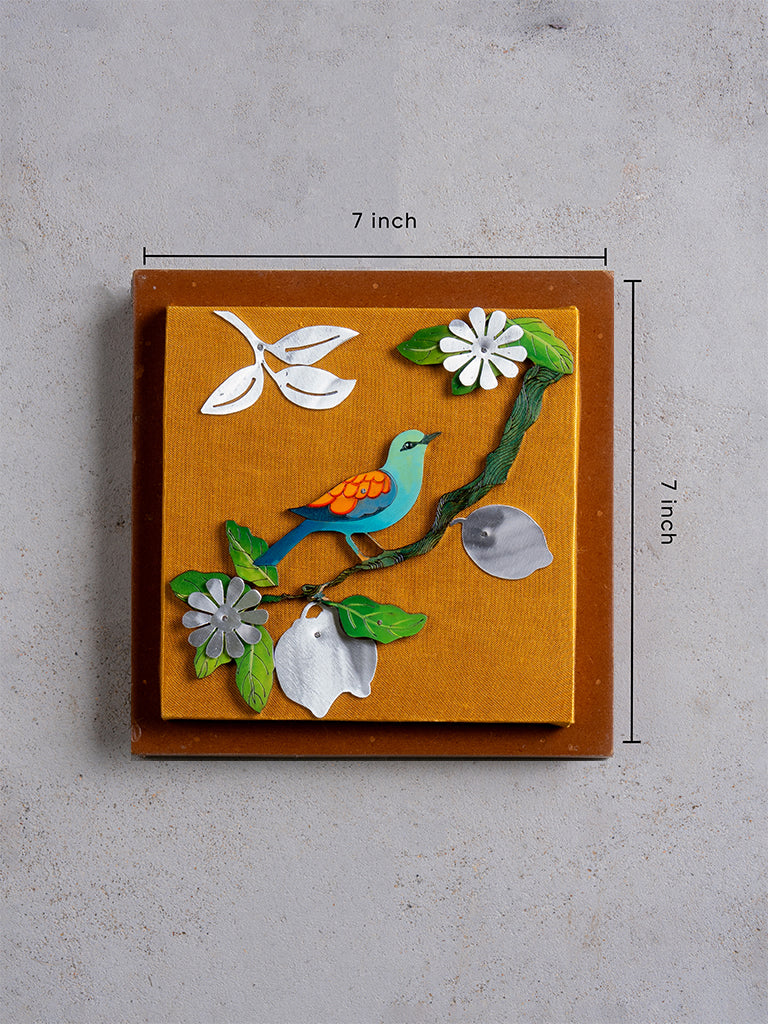 Bird With Lemon Wall Frame