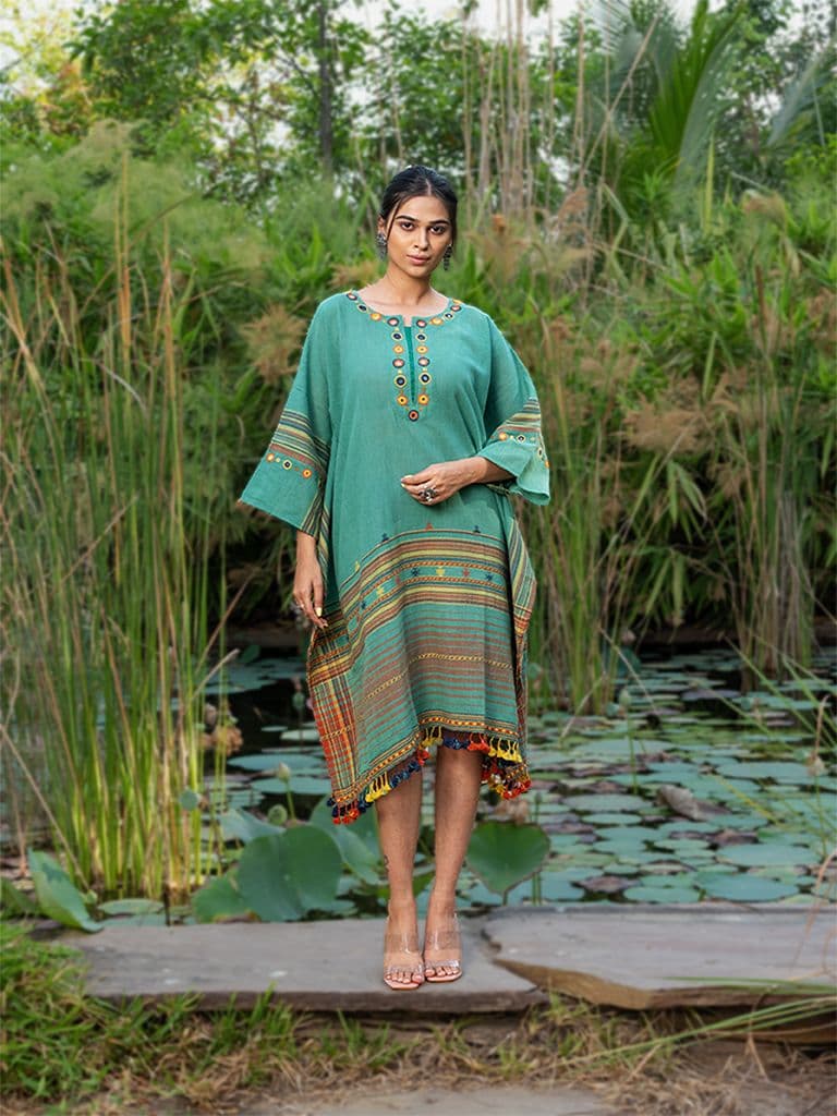 Bhujodi Kaftan with Handwork