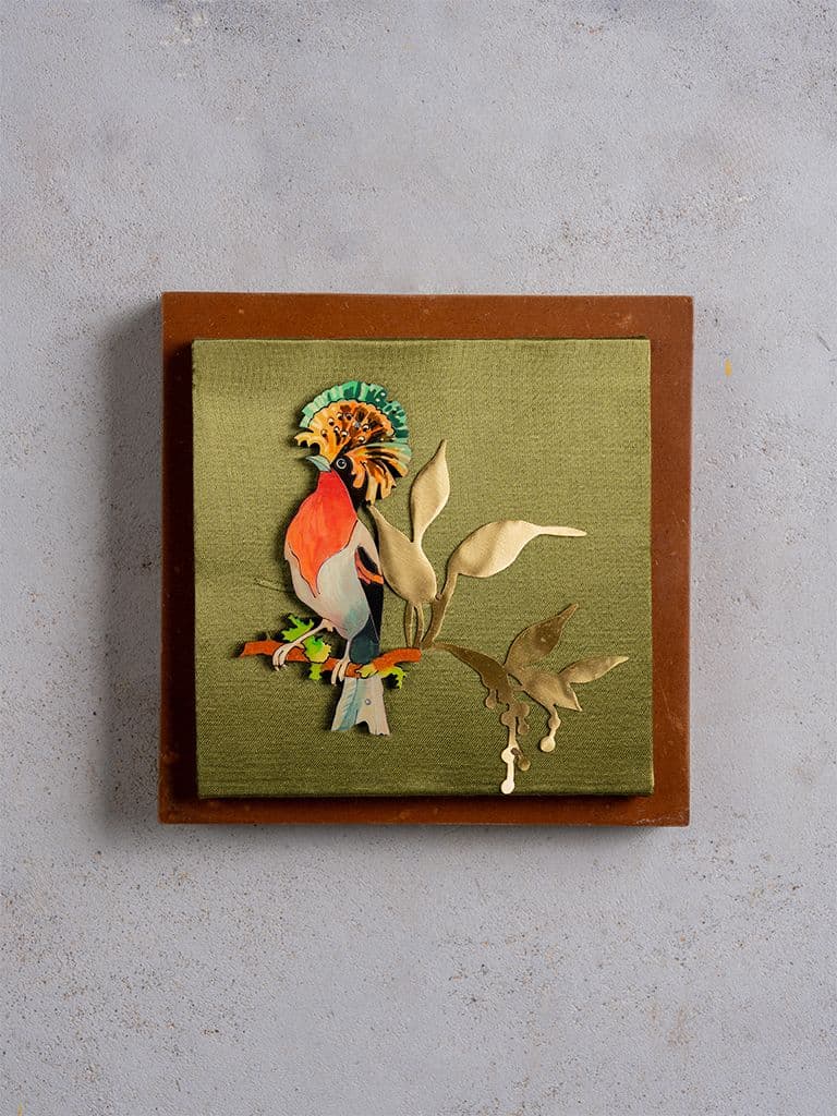 Victorian Parrot Wall Frame