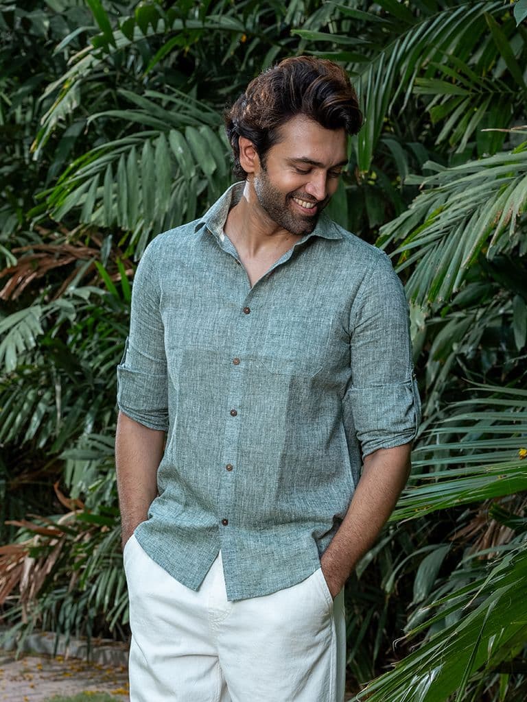 Handwoven Soft Linen Shirt