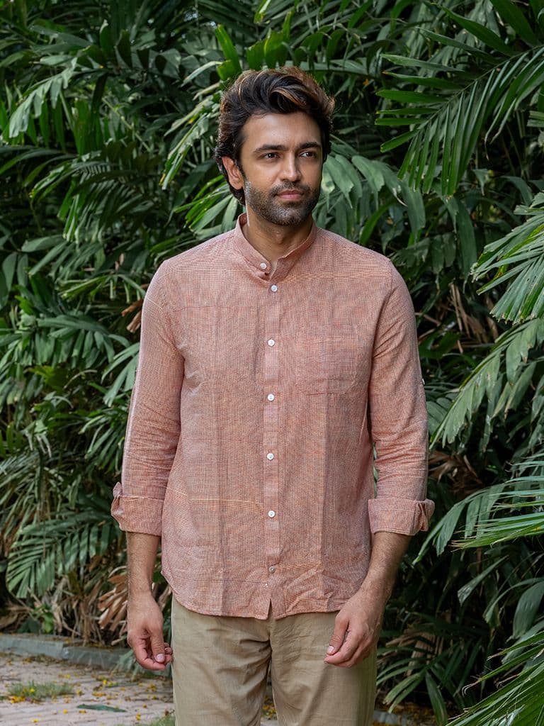 Cotton Karnataka weave shirt