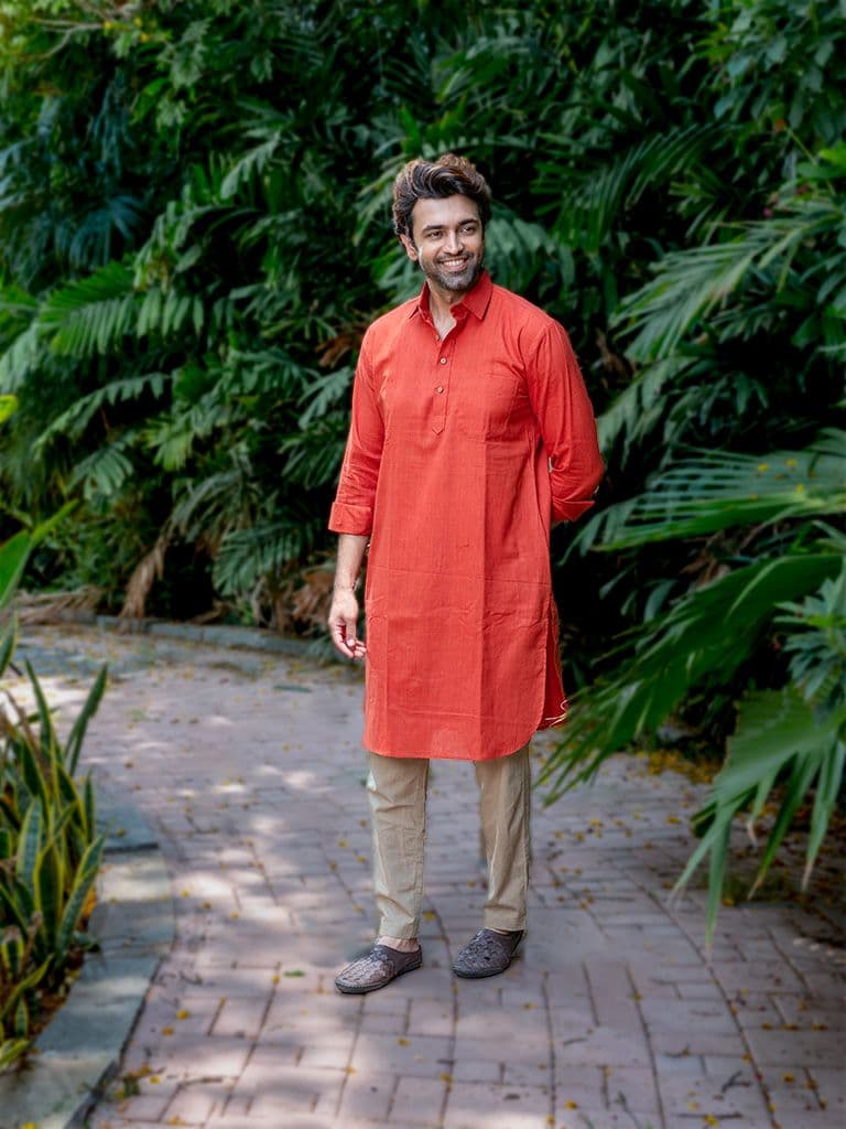 Festive Perfect Handwoven Khadi Kurta