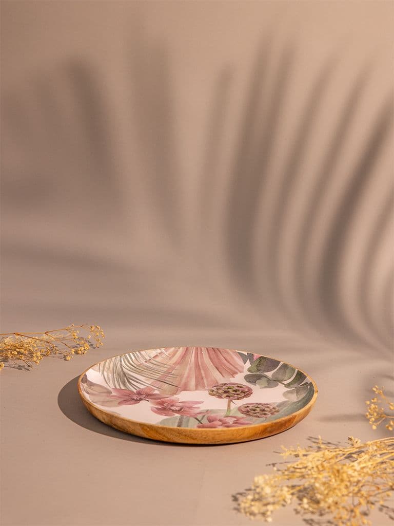 Dinner Plate - Pink Floral 