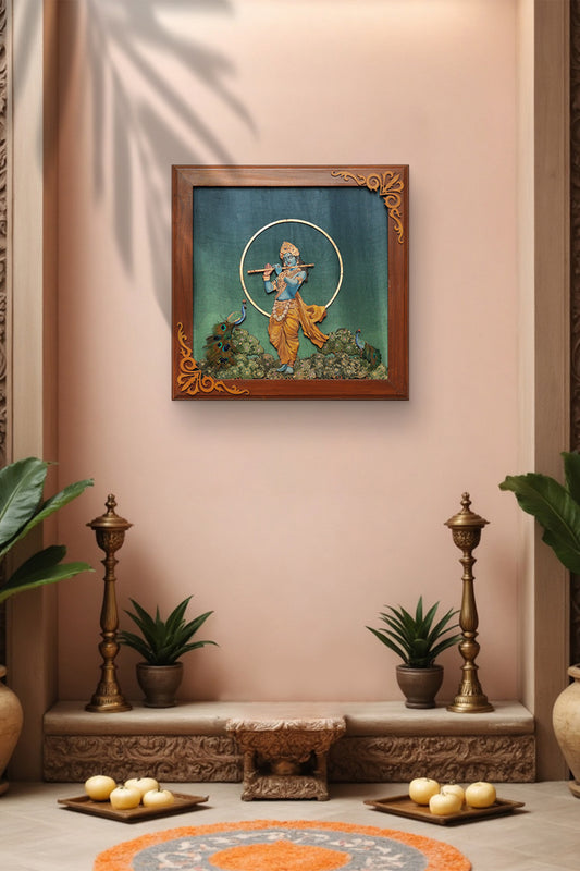 Banke Bihari Wall Frame