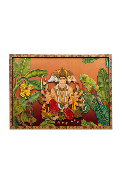 Panchmukhi Hanumanji Wall Frame