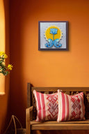 3D Jalrang 7x7 Madhubani Handpainted Decorative Wall Frame

