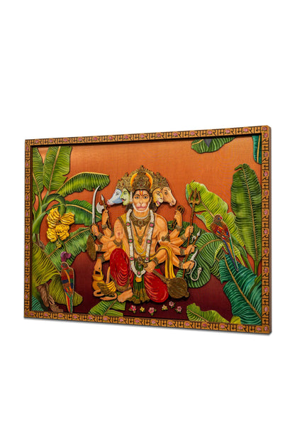 Panchmukhi Hanumanji Wall Frame