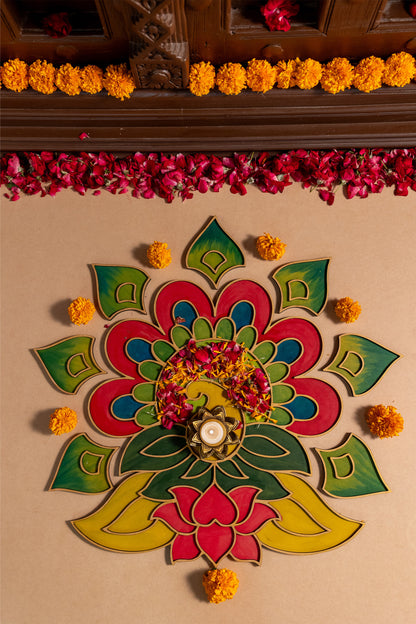 Rang Mayur Rangoli