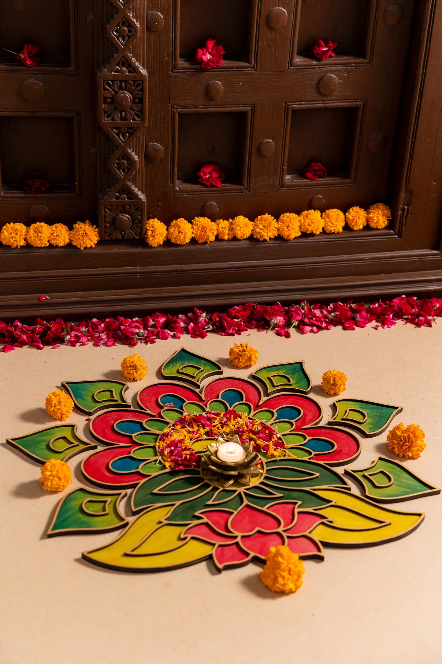 Rang Mayur Rangoli