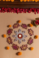Kolam Kamal Rangoli