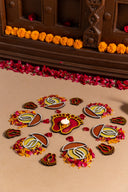 Mata Na Pagla Rangoli
