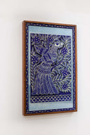 2D Mithila Mor 12x19 Madhubani Handpainted Decorative Wall Frame

