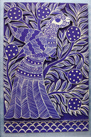 2D Mithila Mor 12x19 Madhubani Handpainted Decorative Wall Frame

