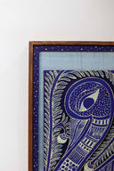 2D Raj Hans 12x19 Madhubani Handpainted Decorative Wall Frame
