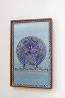 2D Neer Matsya 12x19 Madhubani Handpainted Decorative Wall Frame