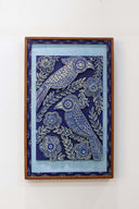 2D Dwi Pakshi 12x19 Madhubani Handpainted Decorative Wall Frame
