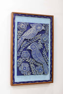 2D Dwi Pakshi 12x19 Madhubani Handpainted Decorative Wall Frame
