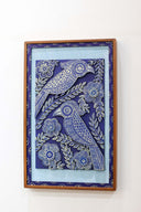 2D Dwi Pakshi 12x19 Madhubani Handpainted Decorative Wall Frame
