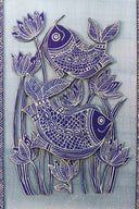 2D Jaal Jeevan 12x19 Madhubani Handpainted Decorative Wall Frame
