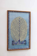  2D Matsya Vriksh 12x19 Madhubani Handpainted Decorative Wall Frame

