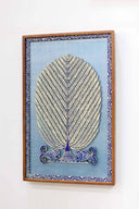  2D Matsya Vriksh 12x19 Madhubani Handpainted Decorative Wall Frame
