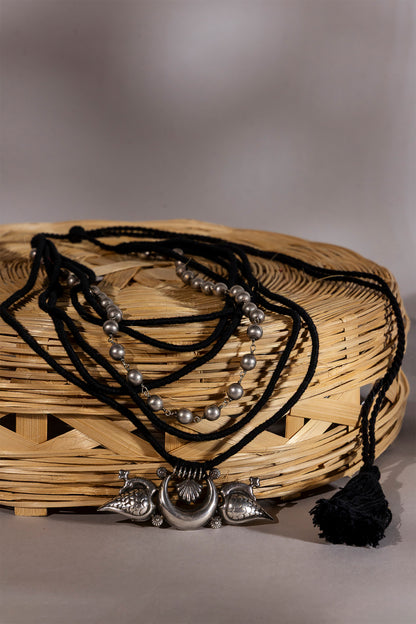 Black Layered Necklace