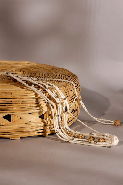 Ivory Multi Layered Choker