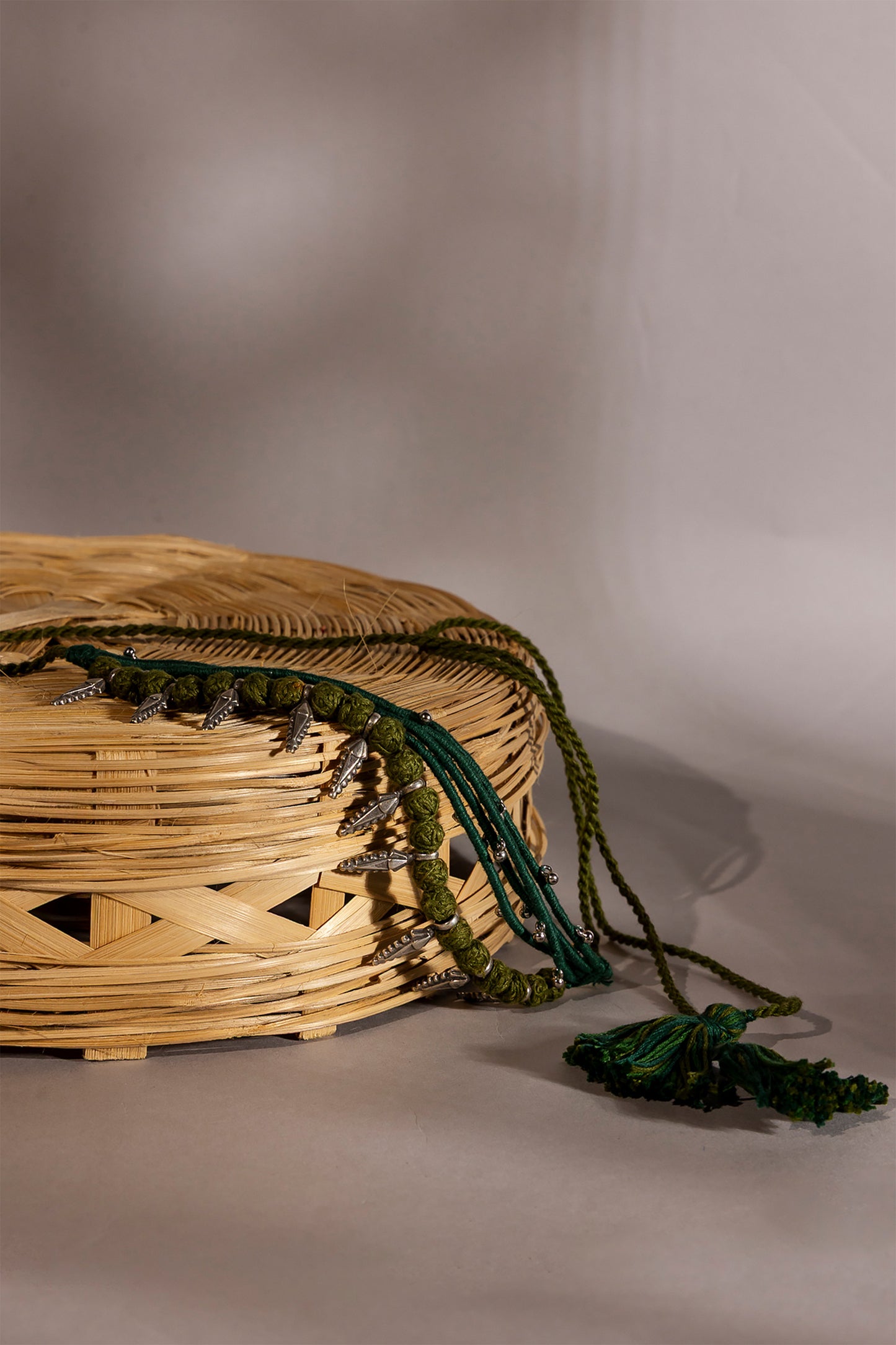 Green Layered Baju Bandh