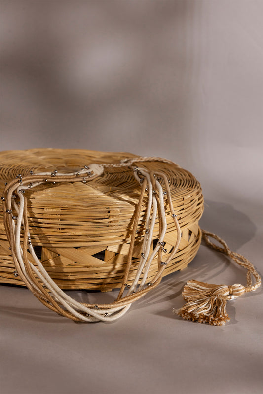 Ivory Multi Layered Waist Belt