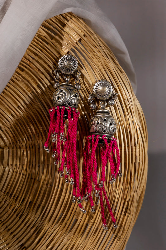 Pink Twisted Thred Jumki