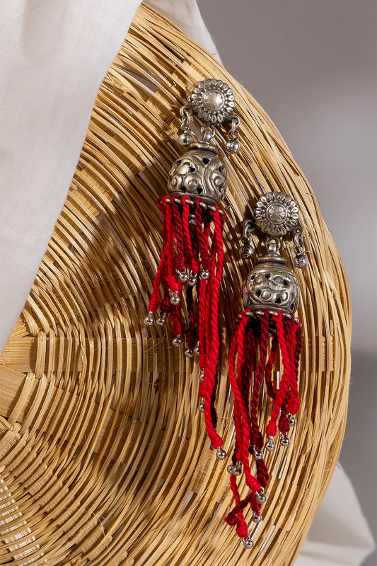 Red Twisted Thred Jumki