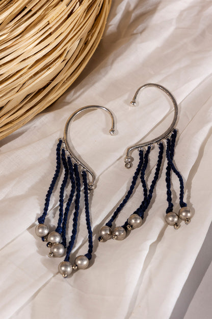 Blue Ear Cuff Dangler