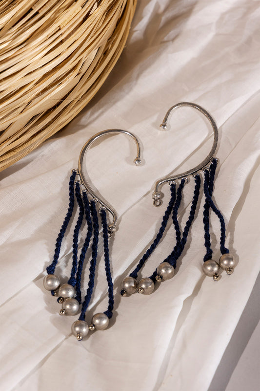 Blue Ear Cuff Dangler