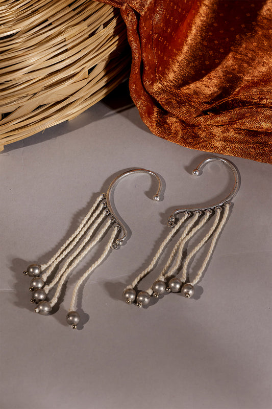 Ivory Ear Cuff Dangler
