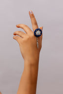 Blue Mirror Ring