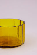 Amber Glass Bowl | Handcrafted Decorative Bowl from Pumpkin Collection