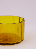 Amber Glass Bowl | Handcrafted Decorative Bowl from Pumpkin Collection