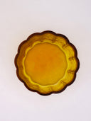 Amber Glass Bowl | Handcrafted Decorative Bowl from Pumpkin Collection