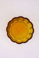 Amber Glass Bowl | Handcrafted Decorative Bowl from Pumpkin Collection