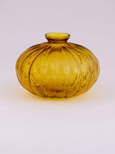 Amber Oval Glass Vase | Pumpkin Collection Decorative Vase by Craftroots