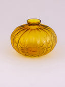 Amber Oval Glass Vase | Pumpkin Collection Decorative Vase by Craftroots