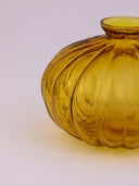 Amber Oval Glass Vase | Pumpkin Collection Decorative Vase by Craftroots