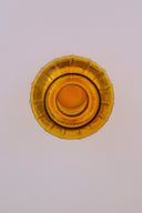 Amber Cylinder Glass Vase | Handcrafted Decorative Vase from Pumpkin Collection